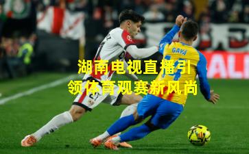 湖南电视直播引领体育观赛新风尚